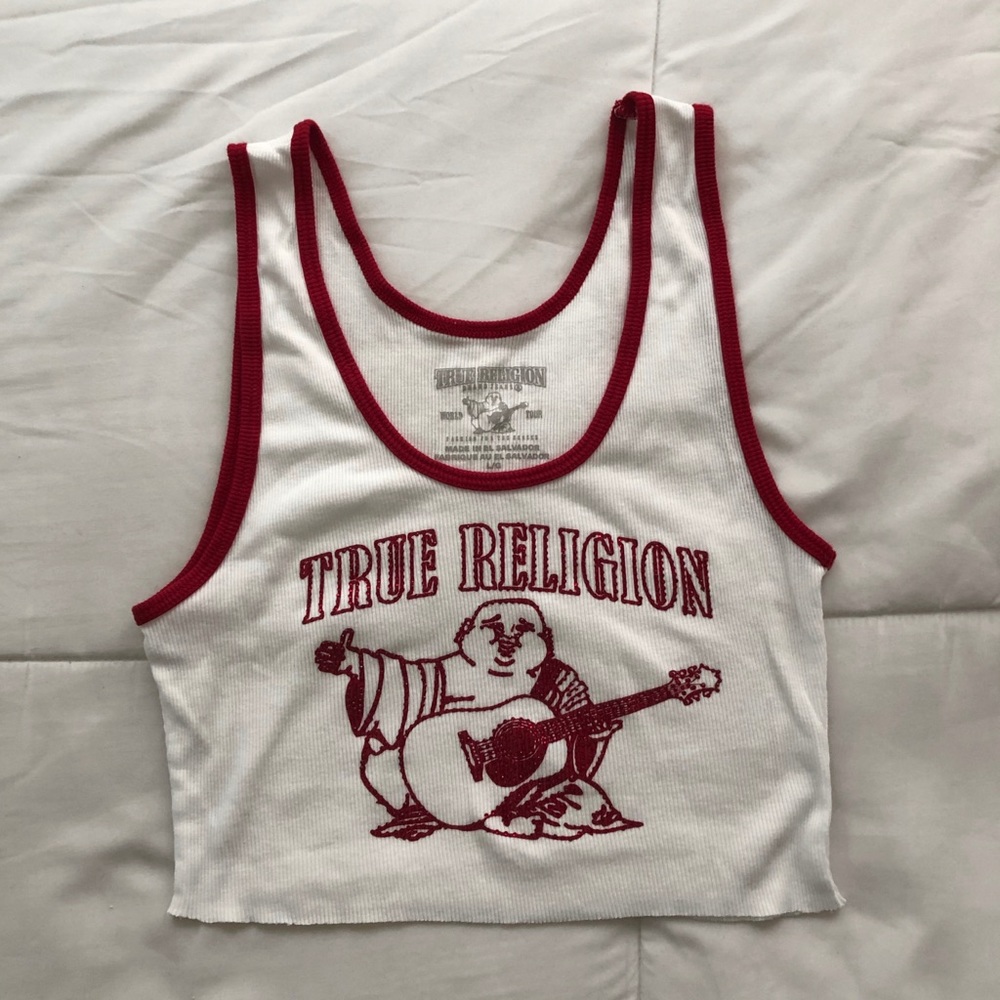 True Religion cropped tank